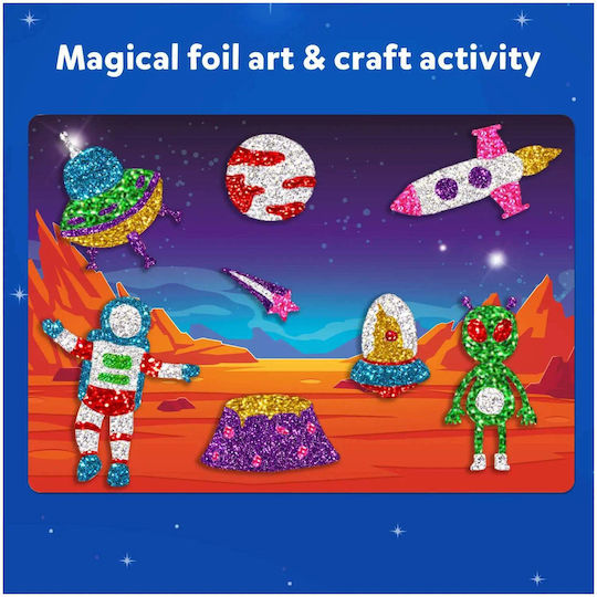 Skillmatics Decupaj Foil Fun În Spațiu! pentru copii de 4+ ani+ ani