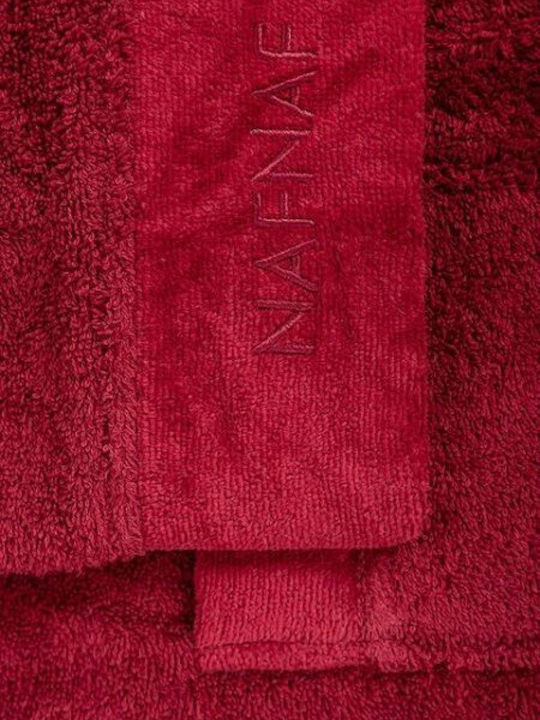 Viokarpet Bathrobe with Collar Burgundy