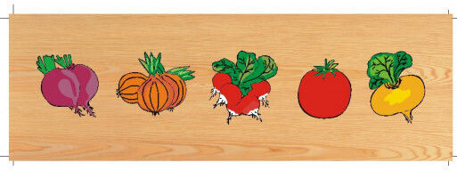 Wooden Kids Peg Puzzle Gardening 5pcs Anelixi