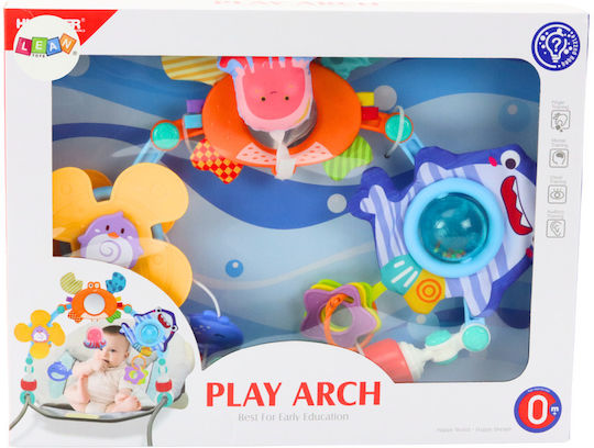 Lean Toys Bar Light Toy for Crib and Stroller with Mirror / Rotating Animals for 0++ Months
