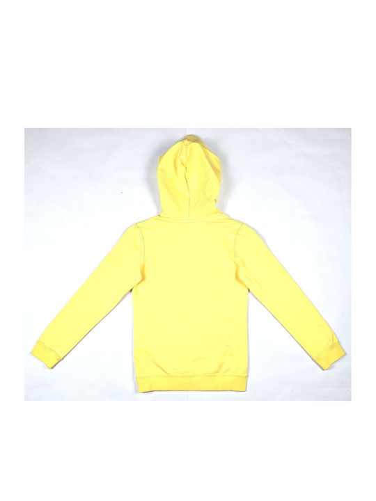 Детски Суичър с Качулка и Джобове Yellow/Fuchsia/Black/Royal Blue
