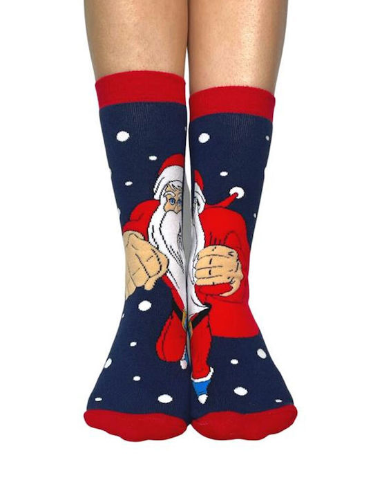 Inizio Women's Christmas Socks Blue
