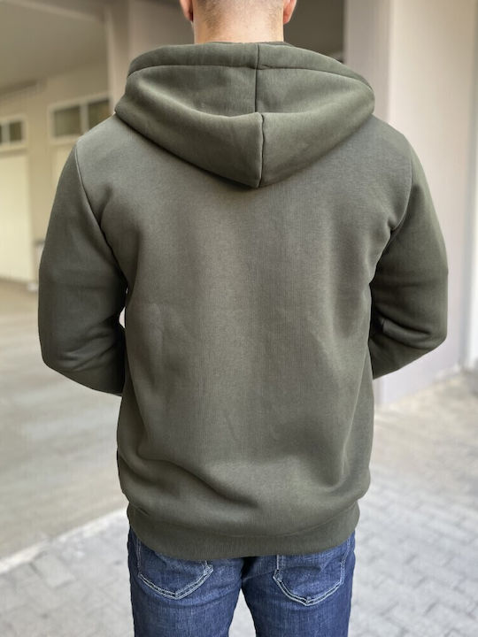 Cardigan With Hood Khaki