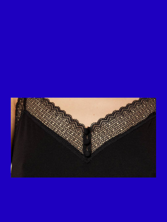Chicret Winter Babydoll Schwarz