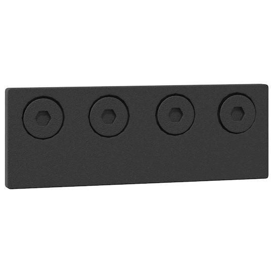 vidaXL Μηχανισμός Συρόμενης Μεσόπορτας 427cm Μαύρος