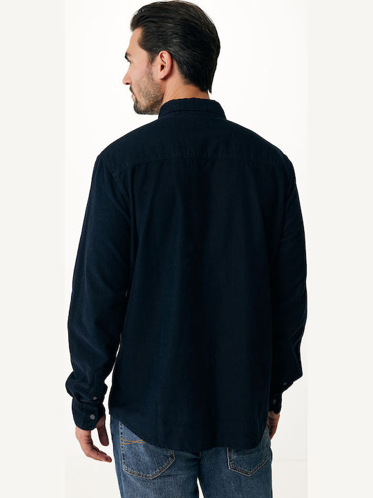 Langärmlig Hemd Gestreift Blue