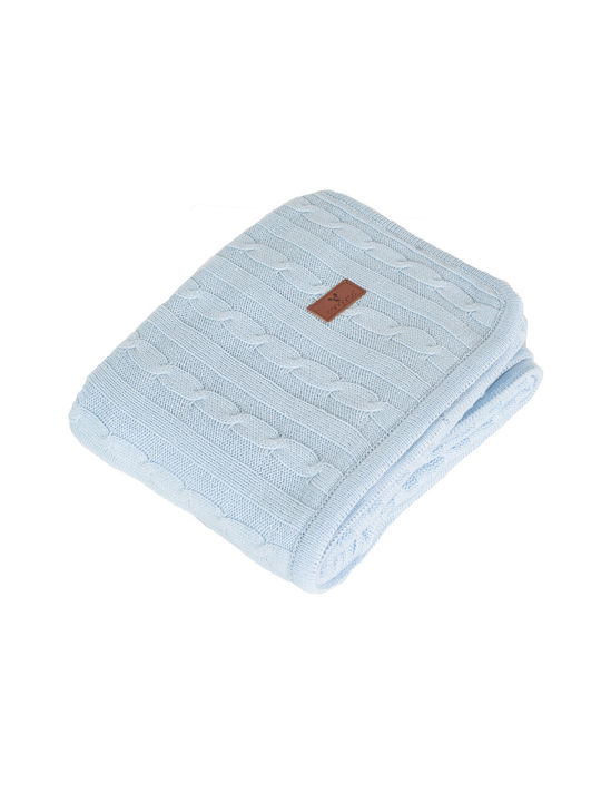 Cangaroo Blanket Nursery Swaddling Blankets Cotton Blue 75x100cm