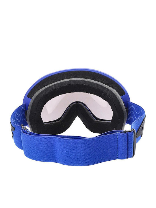 4F U042 Ski & Snowboard Goggles Kids Blue with Lens in Blue Color