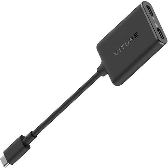 PRO Convertor USB-C masculin în USB-C 2x femelă 1buc