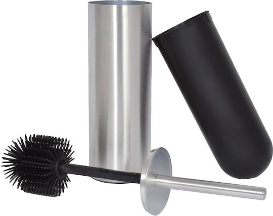 Ankor Inox Badezimmer Toilettenbürste Silber