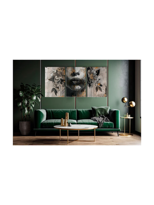 Decowalls Трикратен Картина Платнен 60x120см