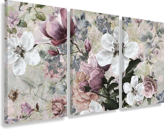 Decowalls Triplu Tablou pe Pânză 60x120cm