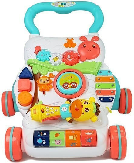 Lean Toys Educational Baby Push Walker for 9+ Months