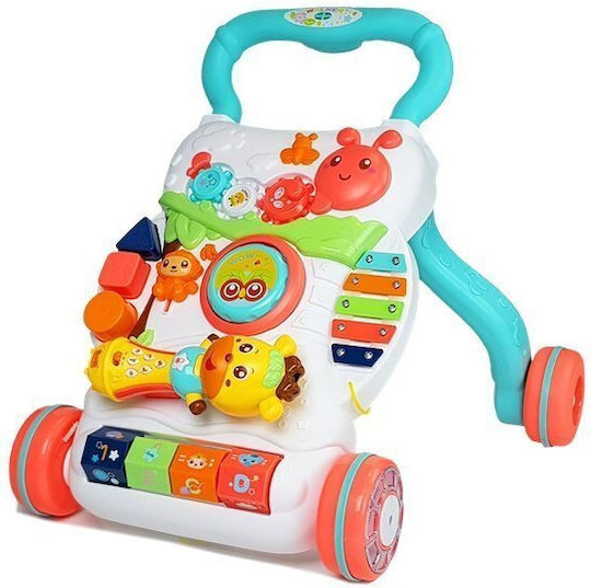 Lean Toys Educational Baby Push Walker for 9+ Months