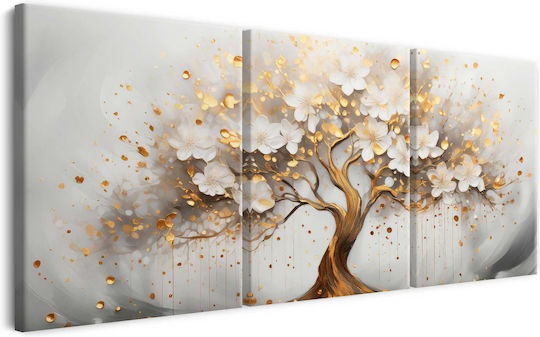 Decowalls Triplu Tablou pe Pânză 90x180cm