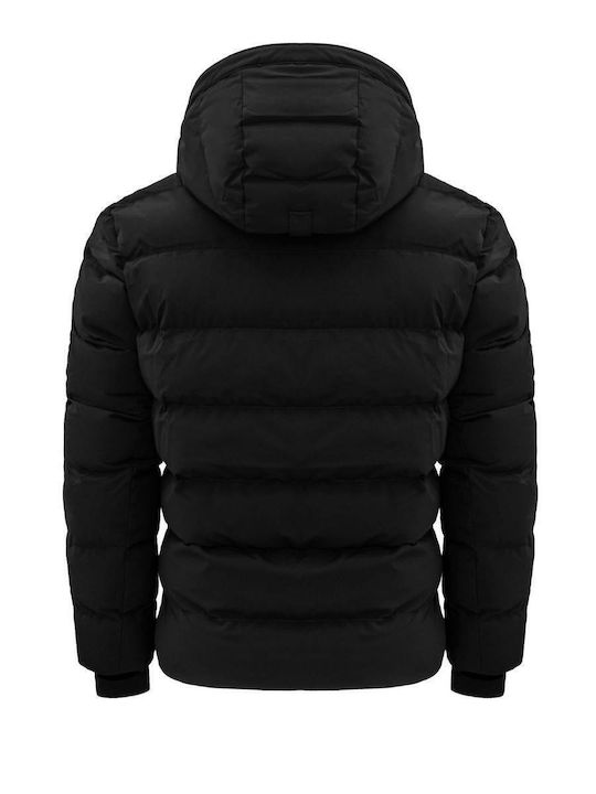 Winter Jacket Puffer Waterproof and Windproof Black