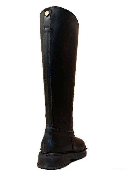 Synthetic Leather Women's Boots Black