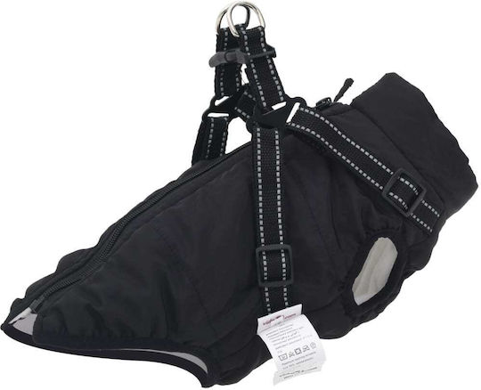 vidaXL Black Dog Coat