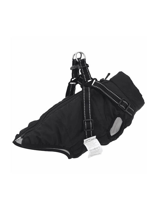 vidaXL Hundemantel Schwarz