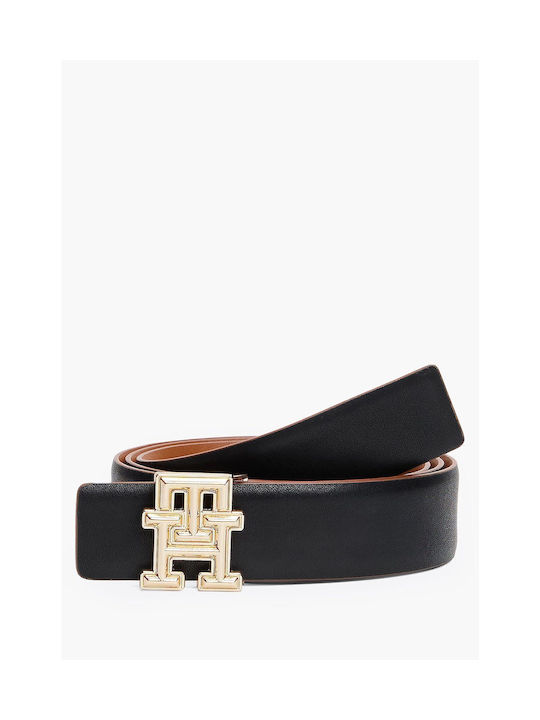 Tommy Hilfiger Leather Women's Belt Tabac Brown