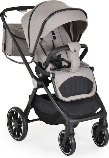 Cangaroo Christiano Verstellbar 3 in 1 Baby Kinderwagen Geeignet für Neugeborene Beige 15kg