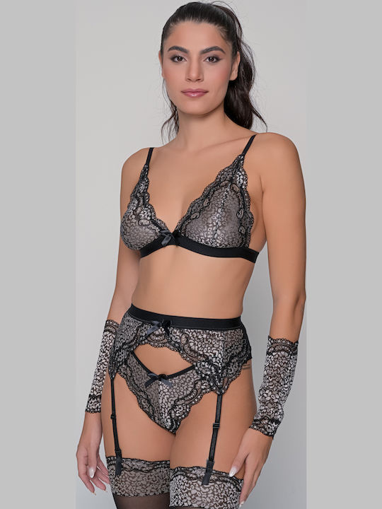 Milena by Paris Bralette Silver Bra