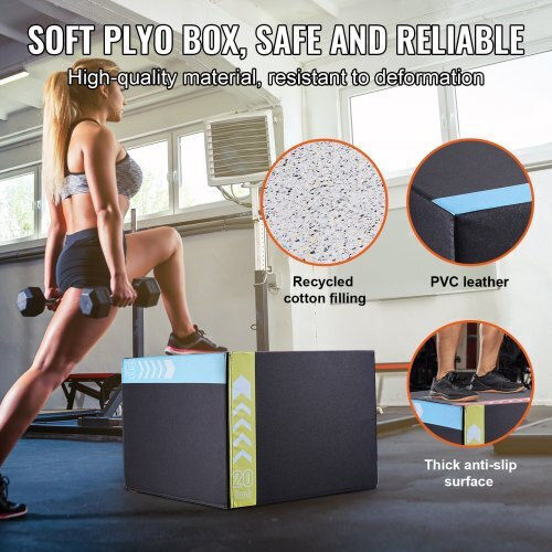 Vevor Multifunctional Jump Box 3 in 1 30 24 20 Inches Black Shytx302420yom4u9v0