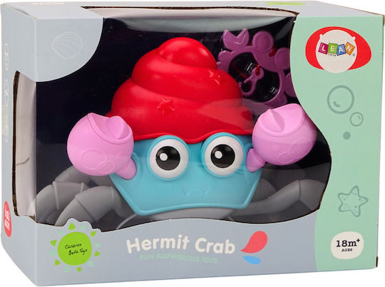 Lean Toys Crab Clockwork Играчка за баня за 18++ месеца