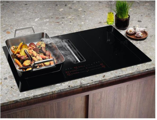 Electrolux Plită cu Inducție Autonom cu Hota & Funcție de Blocare 83x51.5εκ.