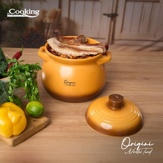 Heinner Oala Ceramica Γάστρα Στρογγυλή Κεραμική 17x18cm 4.5lt