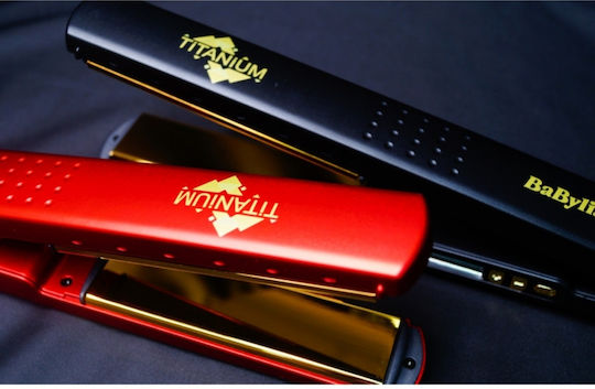 Babyliss Pro Titanium Special Edition BAB3091RDTE Πρέσα Μαλλιών Ionic