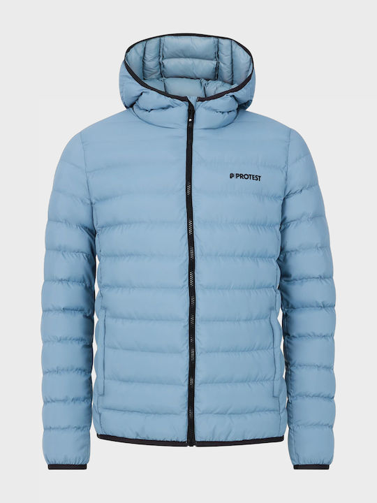Jacket Puffer Light Blue