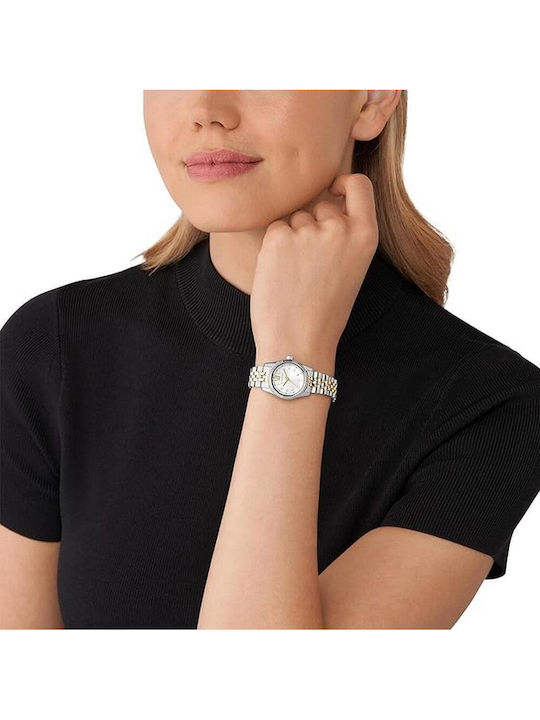 Michael Kors Lexington Ρολόι Μπαταρίας με Μεταλλικό Μπρασελέ Michael Kors Lexington Ρολόι Μπαταρίας με Μεταλλικό Μπρασελέ