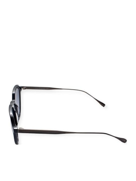 Tailor Made Unisex Sonnenbrillen mit Schwarz Metallisch Rahmen und Gray Verlaufsfarbe Gläser TM15149-C1