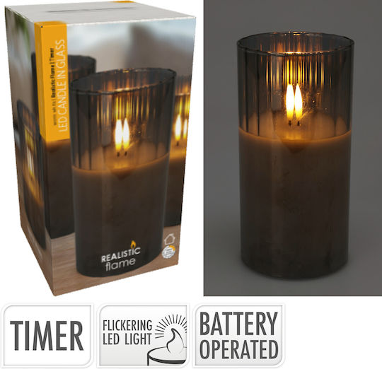 Koopman Dekorative Lampe Wachs-Politur Gray