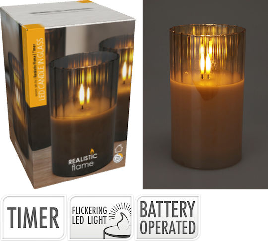 Koopman Dekorative Lampe Wachs-Politur Gray