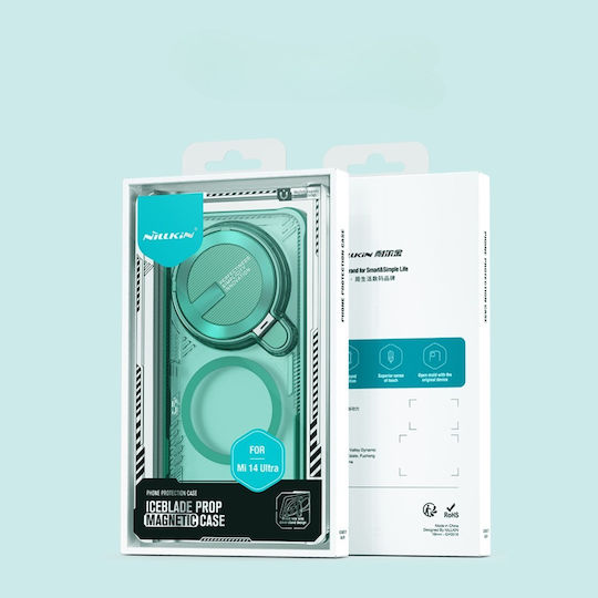 Nillkin Prop Back Cover Plastic / Silicone Green (Xiaomi 14 Ultra)