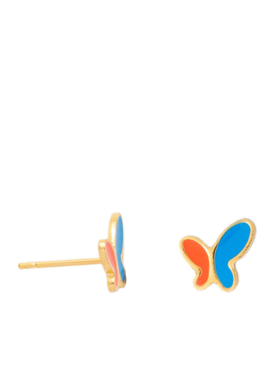 Butterfly Earrings Gold Gold One Size 16477
