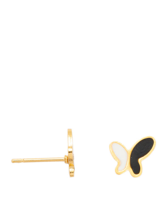 Butterfly Earrings Gold Gold One Size 16477