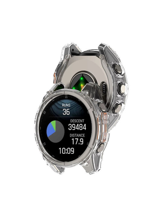 Θήκη Σιλικόνης σε Διάφανο χρώμα για Garmin Fenix 8 43mm