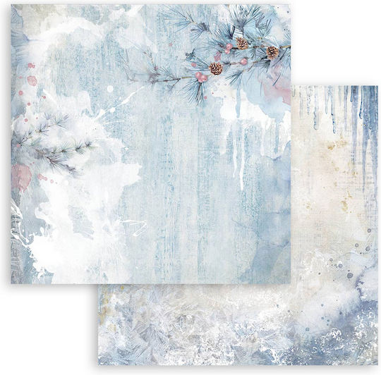 Скрапбукинг хартии 10 бр. 20.3×20.3 см Stamperia Create Happiness Dewdrops