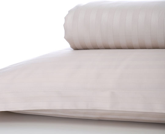 Nef-Nef Homeware Комплект Плик за Завивка Кинг Сайз с 2 Калъфки 240x220 Elements Ecru