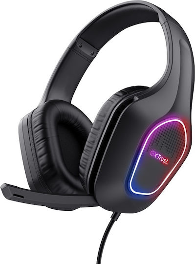 Trust GXT 416 Zirox Ασύρματο Over Ear Gaming Headset με σύνδεση 3.5mm / USB