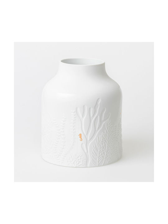 Raeder Decorative Vase White 21x21cm