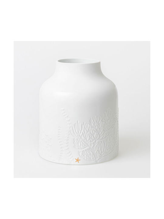 Raeder Decorative Vase White 21x21x25cm