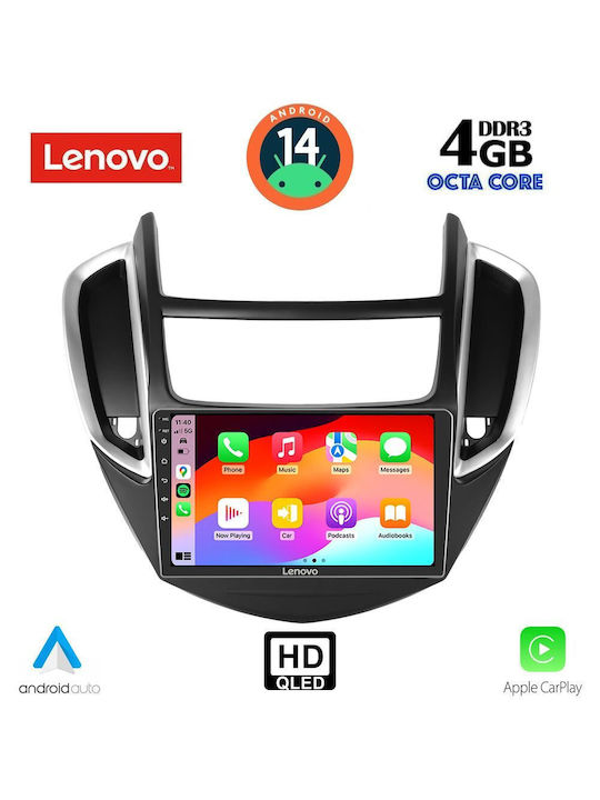 Lenovo Ηχοσύστημα Αυτοκινήτου για Chevrolet Trax 2014-2022 (Bluetooth/USB/WiFi/GPS/Apple-Carplay/Android-Auto) με Οθόνη Αφής 9"