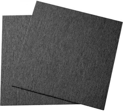 Vevor Set Plastic Floor with 20 Tiles 5mm L50.8pcsxW50.8pcs Gray