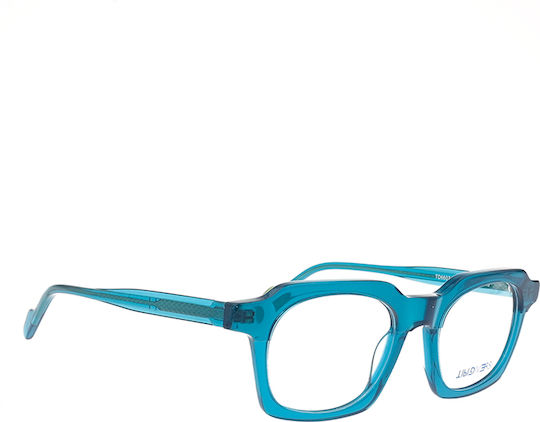 Tipi Diversi Damen Acetat Brillengestell Blau TIPIDIVERSI TD660703