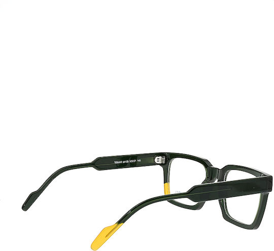 Tipi Diversi Herren Acetat Brillengestell Grüner Tipi Diversi TD644903