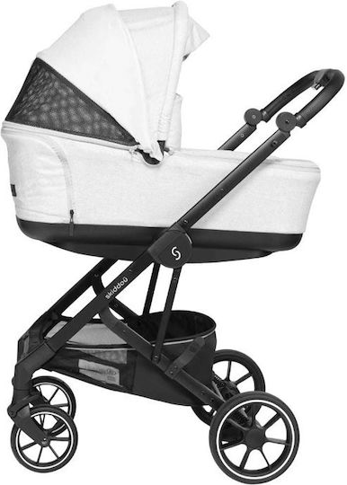 Skiddou Moss Adjustable 2 in 1 Baby Stroller Suitable for Newborn Grey